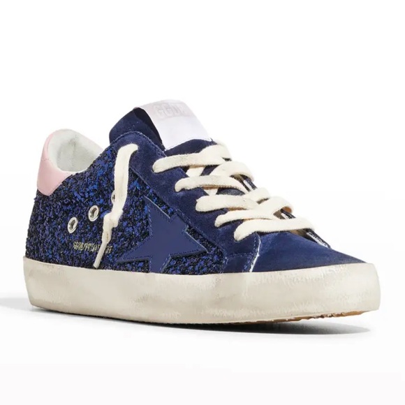 Golden Goose Shoes - Golden Goose Superstar Leather Glitter Low Top Sneakers